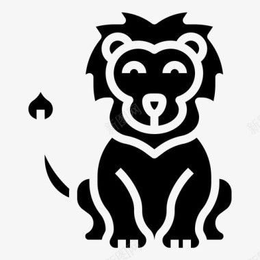 狮子动物动物王国图标