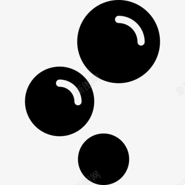 泡泡浴泡泡泡泡浴清洁图标