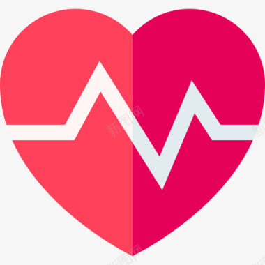 心脏监护仪心脏世界癌症意识日24平淡图标