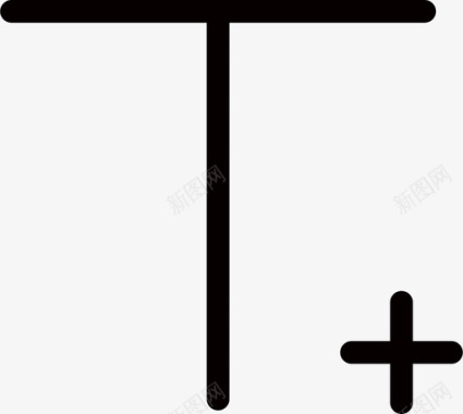 绿色增加标志增加字号图标