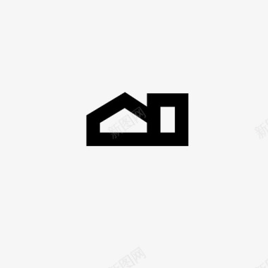 小房子免抠独栋平房小屋图标