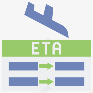 航空主题到达时间3号航空公司平飞图标