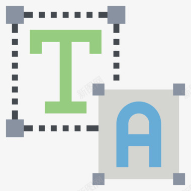 纹理字体字体打印63平版图标