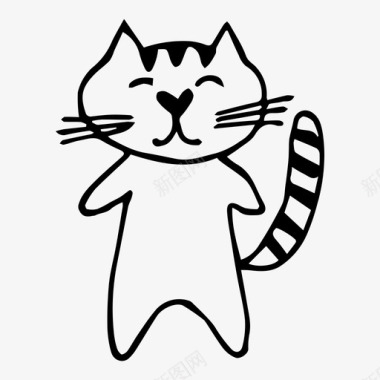 猫卡通宠物图标