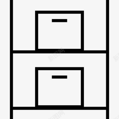 商品货架批发仓储产品货架图标