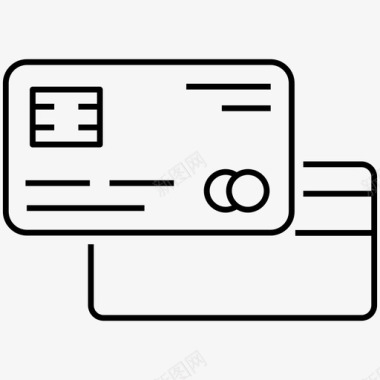 支付素材信用卡银行卡借记卡图标