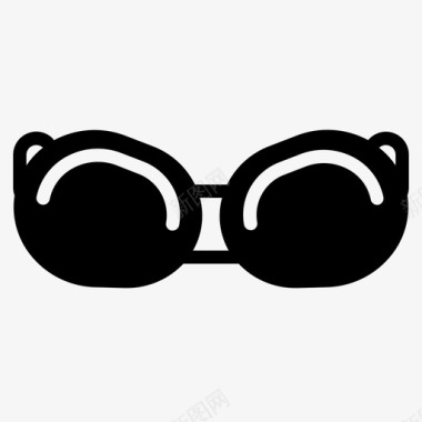 湖面微光眼镜微光窥视器图标