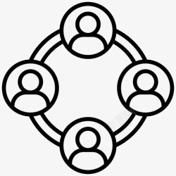 网人人脉网联属网群高清图片