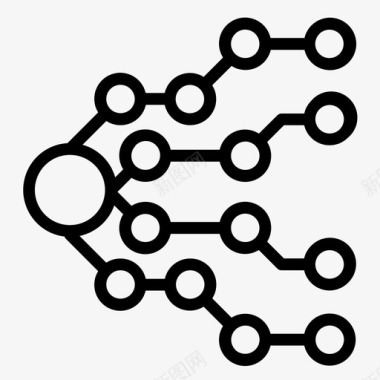 枢纽网络与科学互联枢纽图标