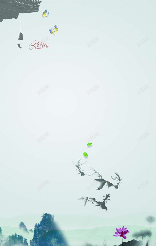 中医养生中国风荷花水墨手机HTML网可下载PPT免jpg设计背景_88icon https://88icon.com 中医养生 中国 国风 荷花 水墨 手机网 下载