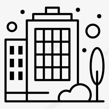 大楼公司企业图标