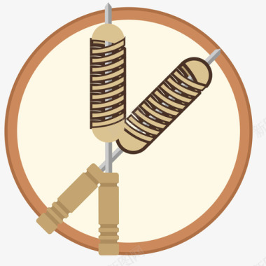 烤面筋串烤面筋图标