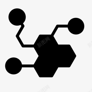 鍣潗网络与科学化学激素图标