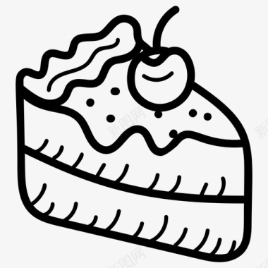 蛋糕图蛋糕片甜点图标