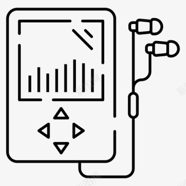 电子产品PNG音频播放器音频音乐ipod图标