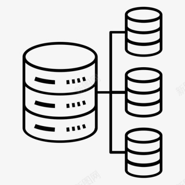 数据共享数据库网络数据网络数据共享图标