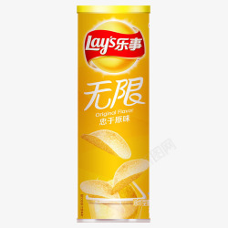 乐事无限原味薯片产品抠图素材