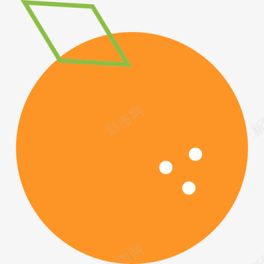 png图片素材橙子图标