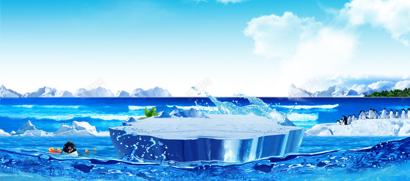 南极水花雪山水珠企鹅冰川喷溅水蓝天白云大海饮水机冰jpg设计背景_88icon https://88icon.com 南极 水花 雪山 水珠 企鹅 冰川 喷溅 溅水 蓝天 白云 大海