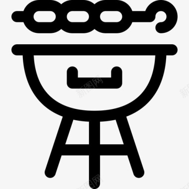 肉店烧烤店图标