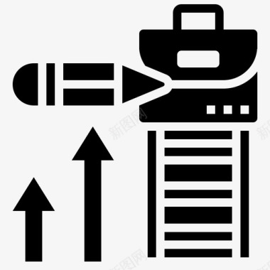 规划职业规划发展目标图标