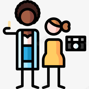 木质数字6照相摄像机数字学习6图标