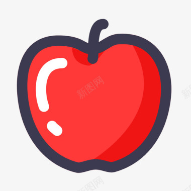 水中苹果apple图标