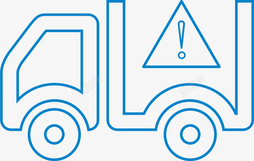 消防栓标识危险运输车图标