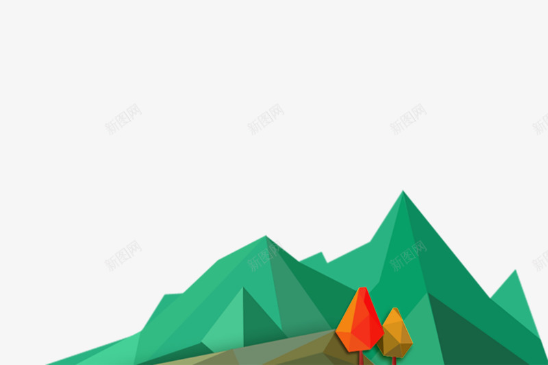 扁平山手绘山png免抠素材_88icon https://88icon.com 扁平 平山 手绘山