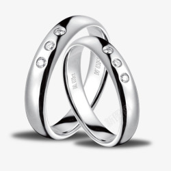 铂金王国的设计精髓钻戒钻石结婚戒指BLOVES婚戒素材