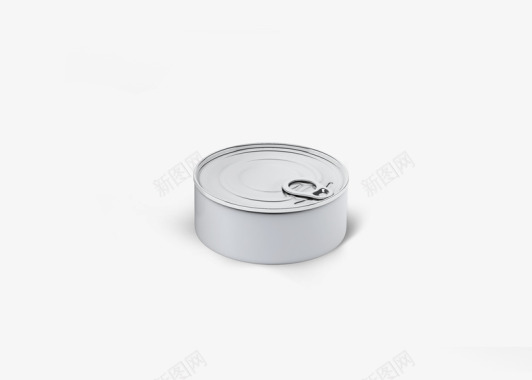 10视角圆形白铁皮罐头盒高中低尺寸样机模型PSDD图标