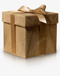 金色礼物盒2礼物气球蝴蝶结丝带爱心素材