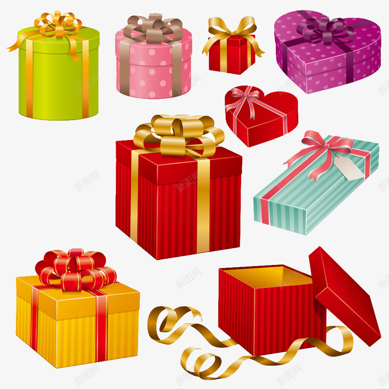 礼物盒小大集合设计备用png免抠素材_88icon https://88icon.com 礼物 盒小 大集 集合 设计 备用