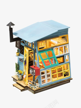 若态diy小房子模型手工创意拼装制作迷你小屋房子女图标