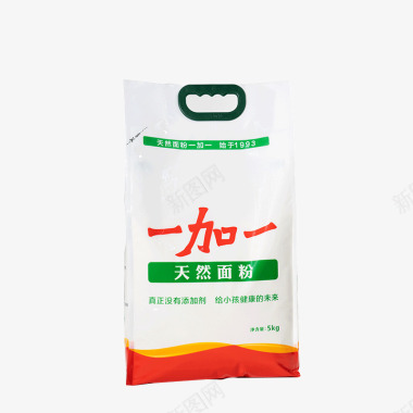一加一天然面粉5kg2优质小麦面包馒头饺子无添加儿图标
