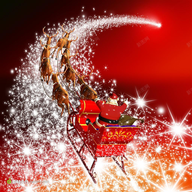 高清圣诞老人驾麋鹿车jpg设计背景_88icon https://88icon.com 高清 圣诞老人 麋鹿 车图 设计