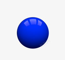 c4d圆球反光立体球蓝色素材