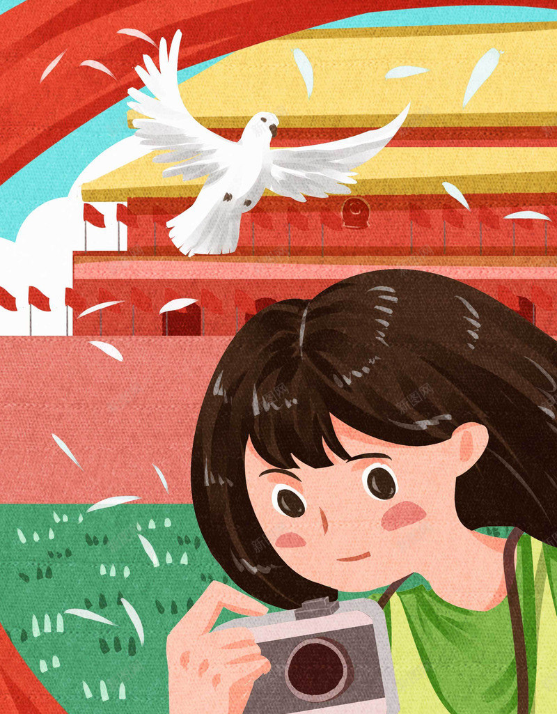 十一国庆节黄金周红旗天安门旅游出行自驾游卡通手绘插jpg设计背景_88icon https://88icon.com 十一 国庆节 黄金周 红旗 天安门 旅游出行 自驾游 卡通 手绘