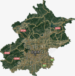 北京城区高清卫星地图北京城区高清谷歌卫星地图城市规素材