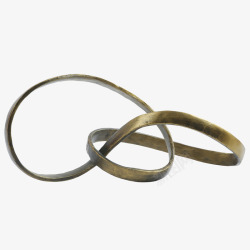 创意金属环绕铁艺圆环摆件摆件图素材