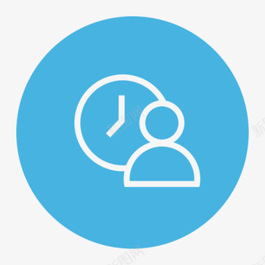 豆子icon请假圆图标