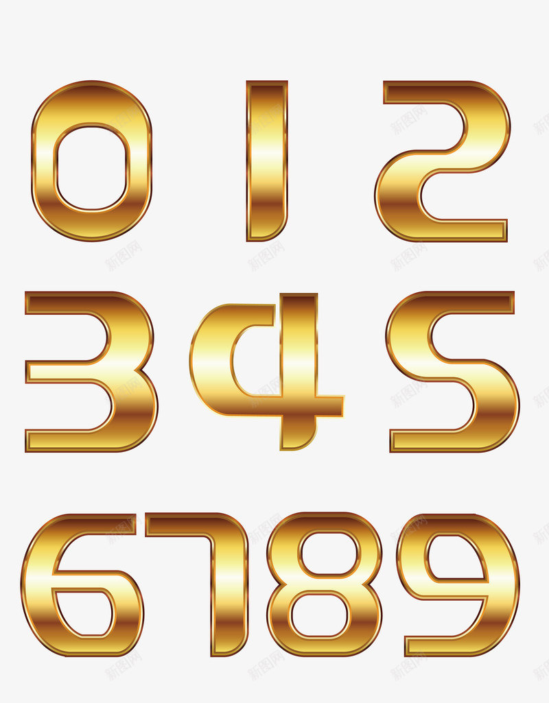 金色金属质感烫金数字创意设计原图字母png免抠素材_88icon https://88icon.com 金色 金属 质感 烫金 数字 创意设计 原图 字母