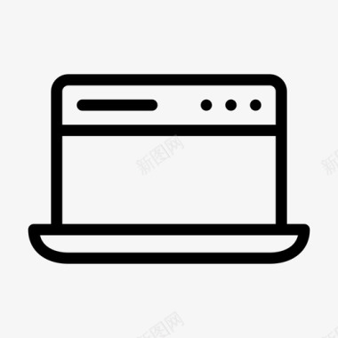 小程序笔记本电脑网页浏览器internet图标