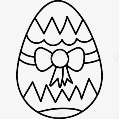 复活节彩蛋复活节29黑色图标