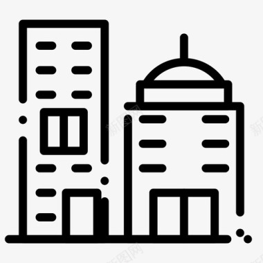 塔建筑图片塔公寓建筑图标