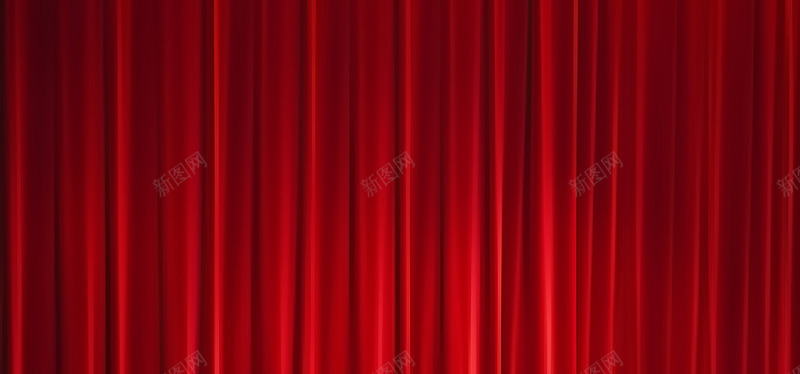 舞台红色场景丝绸布背景