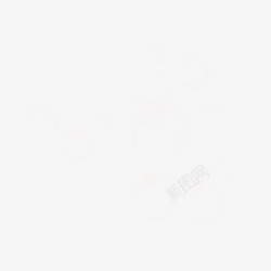 唯美梦幻透明彩色特效气泡水泡泡透明PSD影楼婚纱P素材