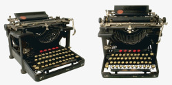 打字机老字母打印钥匙打字员团马车拷贝纸A物品素材