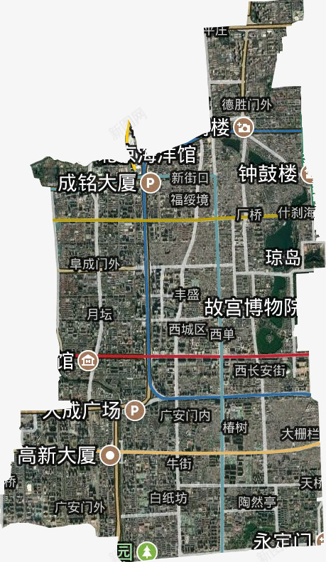 西城区高清卫星地图西城区高清谷歌卫星地图城市规划png免抠素材_88icon https://88icon.com 西城区 高清 卫星 地图 谷歌 城市规划