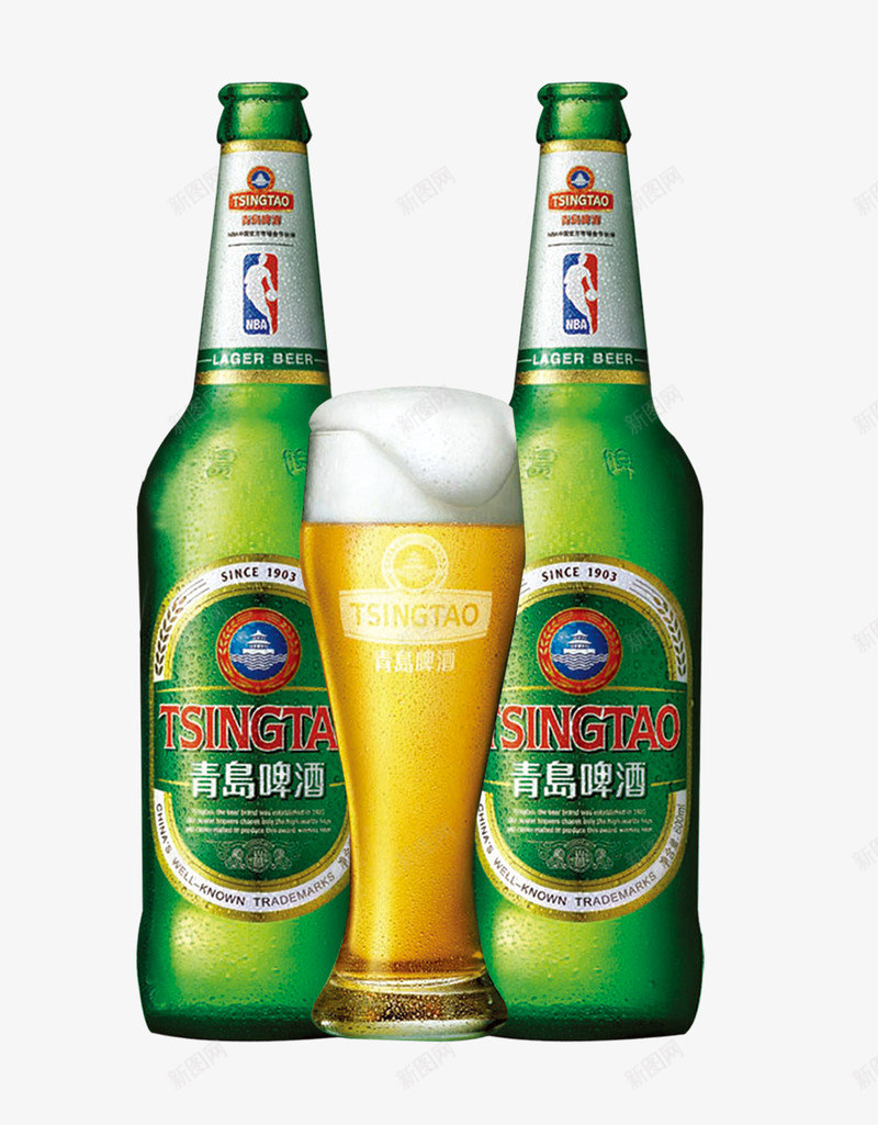 两瓶青岛啤酒食品饮品png免抠素材_88icon https://88icon.com 两瓶 青岛啤酒 食品 饮品